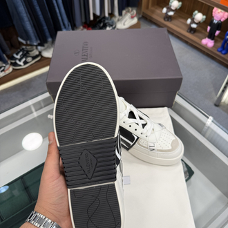Valentino Garavani VL7N Leather Sneaker in White