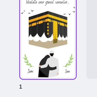 Hac/Umre Hatırası EŞ Tablosu KALIP