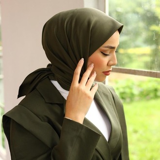 Silk Home Twill Eşarp 11343 - Yeşil