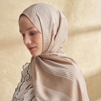 Armanda - 3305 Fiori Jakar Line Desen - Bej