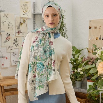 FRESH SCARFS - Aster Desen Şal - Mint