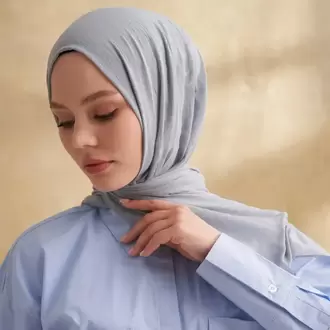 ARMANDA - 3009 Rustik Pamuksu Şal - Gri