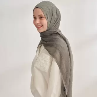 ARMANDA - 3359 Müslin Degrade - Haki - Çağla Yeşili