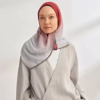 ARMANDA - 3359 Müslin Degrade - Kırmızı