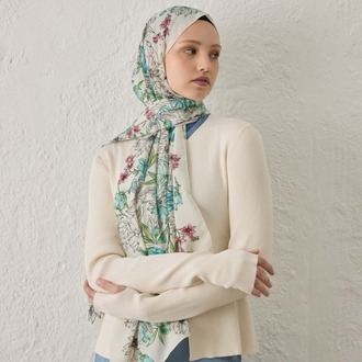 FRESH SCARFS - Aster Desen Şal - Mint