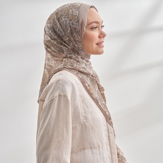 ARMANDA - 6035 Pashmina Desen Şal - Bek