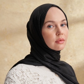Armanda - 3305 Fiori Jakar Line Desen - Siyah