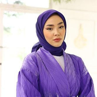 Silk Home Twill Eşarp 11343 - Mor