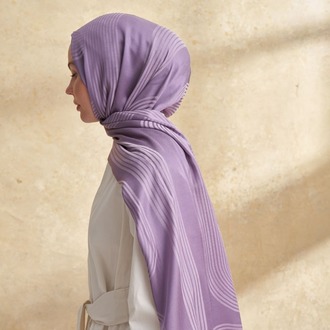 Armanda - 3305 Fiori Jakar Line Desen - Leylak