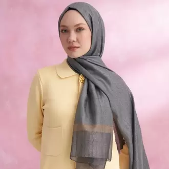ARMANDA - 3320 İpekli Pearl Şal - Gold