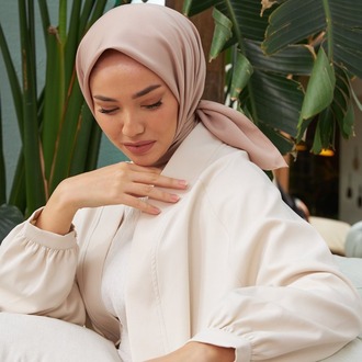 Silk Home Twill Eşarp 11343 - Bej