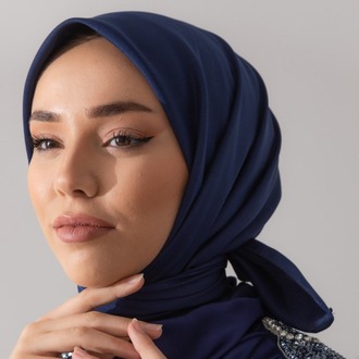 Silk Home Twill Eşarp 11343 - Lacivert