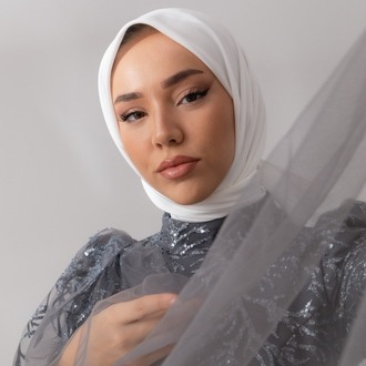 Silk Home Twill Eşarp 11343 - Beyaz