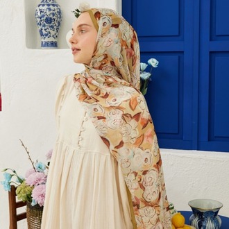FRESH SCARFS - Linda Desen Rami Şal - Sahra