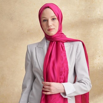 Armanda - 3304 Fiori Jakar Leopar Desen - Fuşya