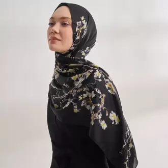 ARMANDA - 4464 Van Gogh Şal - Siyah
