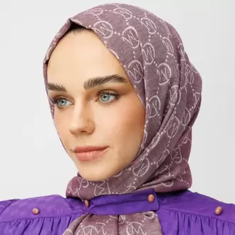 MOONCORN - Yün İpek Şal - Leylak