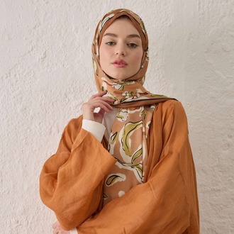 Fresh Scarfs - Aspen Desen Şal - Somon