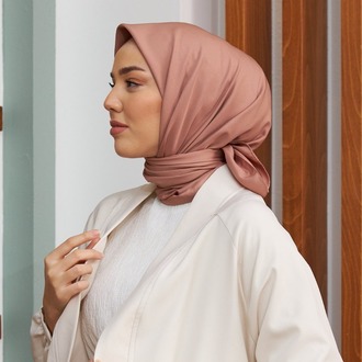Silk Home Twill Eşarp 11343 - Sütlü Kahve