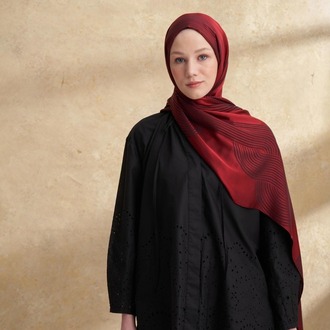 Armanda - 3305 Fiori Jakar Line Desen - Bordo