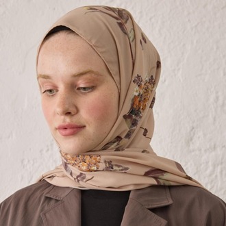Fresh Scarfs - Hazel Desen Şal - Somon