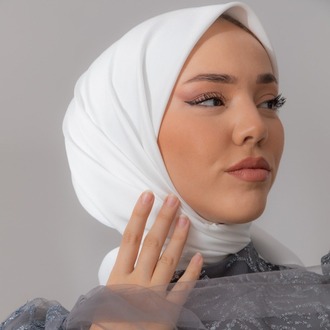 Silk Home Twill Eşarp 11343 - Beyaz