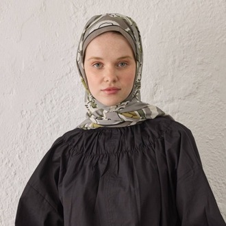 Fresh Scarfs - Aspen Desen Şal - Gümüş