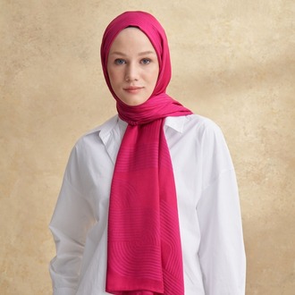 Armanda - 3305 Fiori Jakar Line Desen - Fuşya