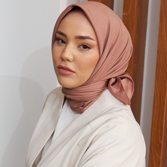 Silk Home Twill Eşarp 11343 - Sütlü Kahve