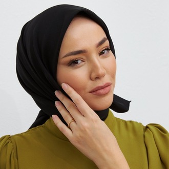 Silk Home Twill Eşarp 11343 - Siyah