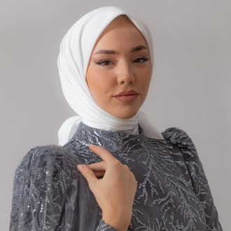 Silk Home Twill Eşarp 11343 - Beyaz