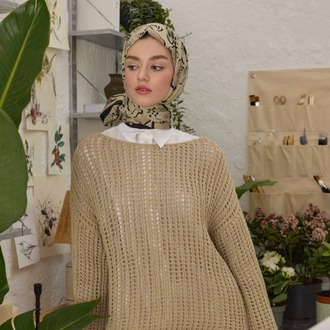 Fresh Scarfs - Aria Desen Şal - Çağla Yeşili