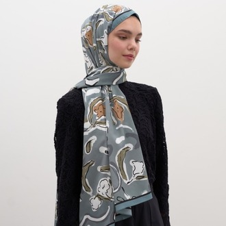 Fresh Scarfs - Aspen Desen Şal - Mavi