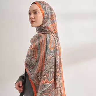 ARMANDA - 4456 Mystic Desen Şal - Orange