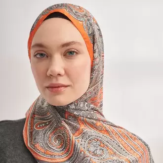 ARMANDA - 4456 Mystic Desen Şal - Orange