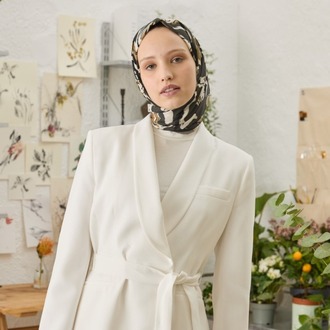 Fresh Scarfs - Aspen Desen Şal - Antrasit