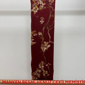 ARMANDA - 4464 Van Gogh Şal - Bordo