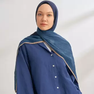ARMANDA - 3359 Müslin Degrade - Lacivert - İndigo