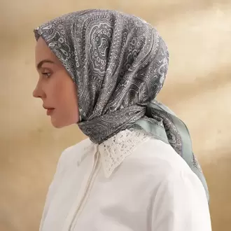 ARMANDA - 3156 Ayesha Desen Eşarp - Mentol