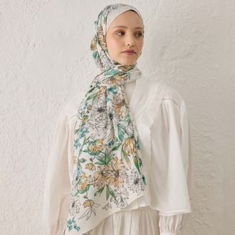 FRESH SCARFS - Aster Desen Şal - Somon