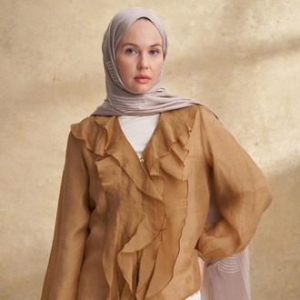 Armanda - 3305 Fiori Jakar Line Desen - Vizon