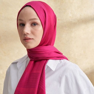 Armanda - 3305 Fiori Jakar Line Desen - Fuşya