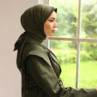 Silk Home Twill Eşarp 11343 - Yeşil