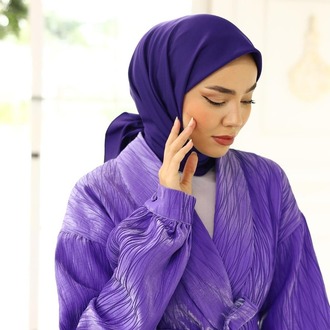 Silk Home Twill Eşarp 11343 - Mor