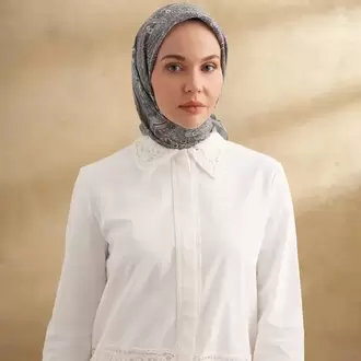 ARMANDA - 3156 Ayesha Desen Eşarp - Mentol