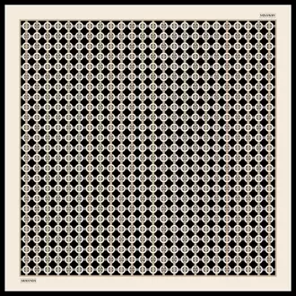 ARMANDA - 4350 Soil Desen Twill İpek Eşarp -