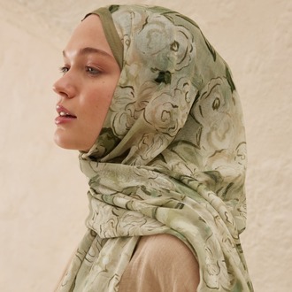 FRESH SCARFS - Linda Desen Rami Şal - Çağla