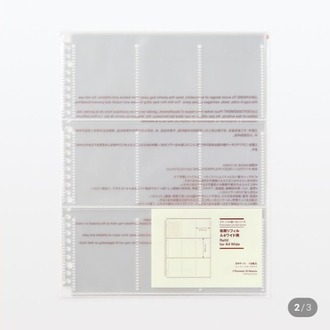 Muji A4 9 cepli poka sayfa