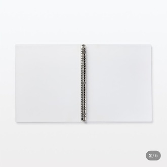 Muji refil defter binder A4 / 30  delikli