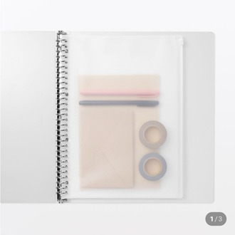 Muji A4 zipper(fermuarlı) sayfa